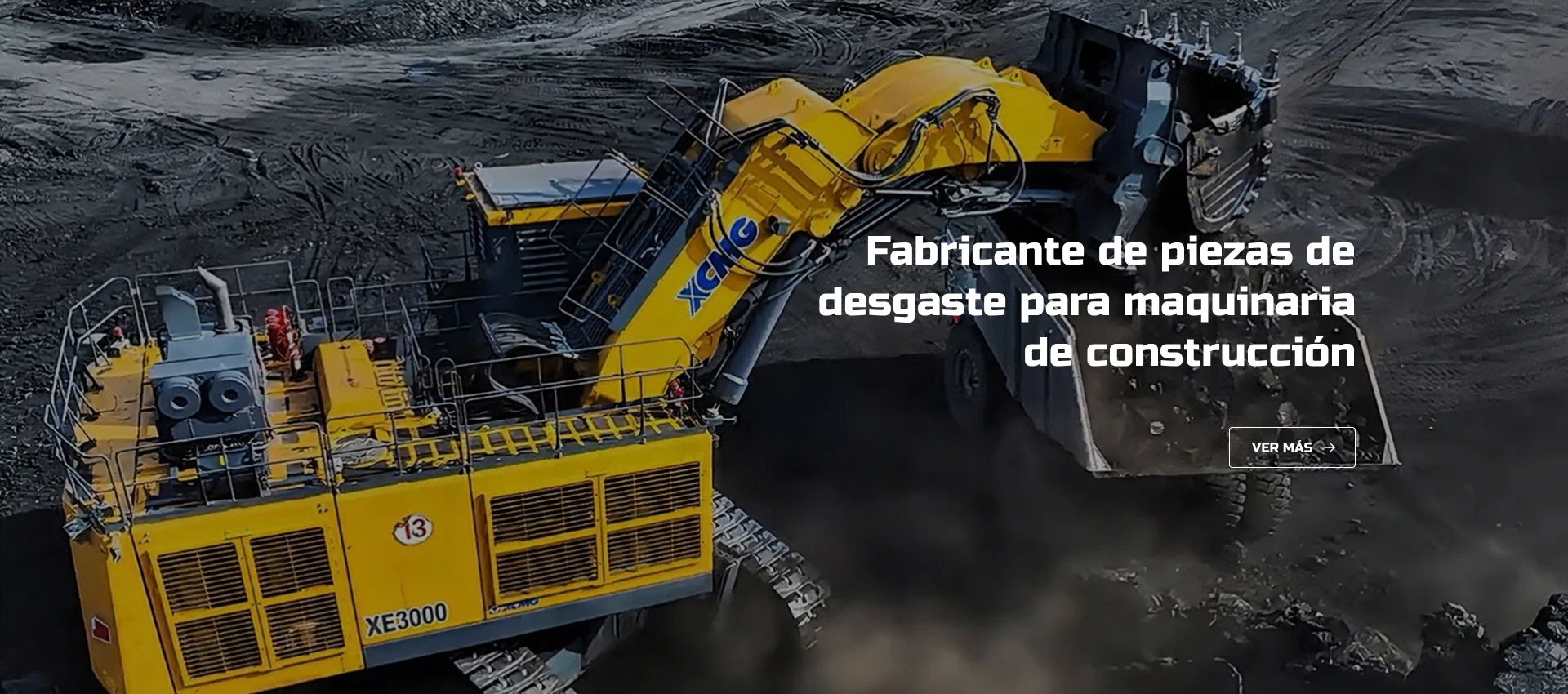 Repuestos para excavadoras