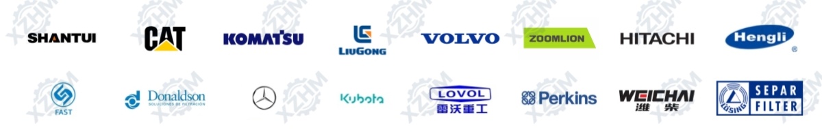 Caterpillar VOLVO LIUGONG HATICHI SHANTUI Perkins Marcas